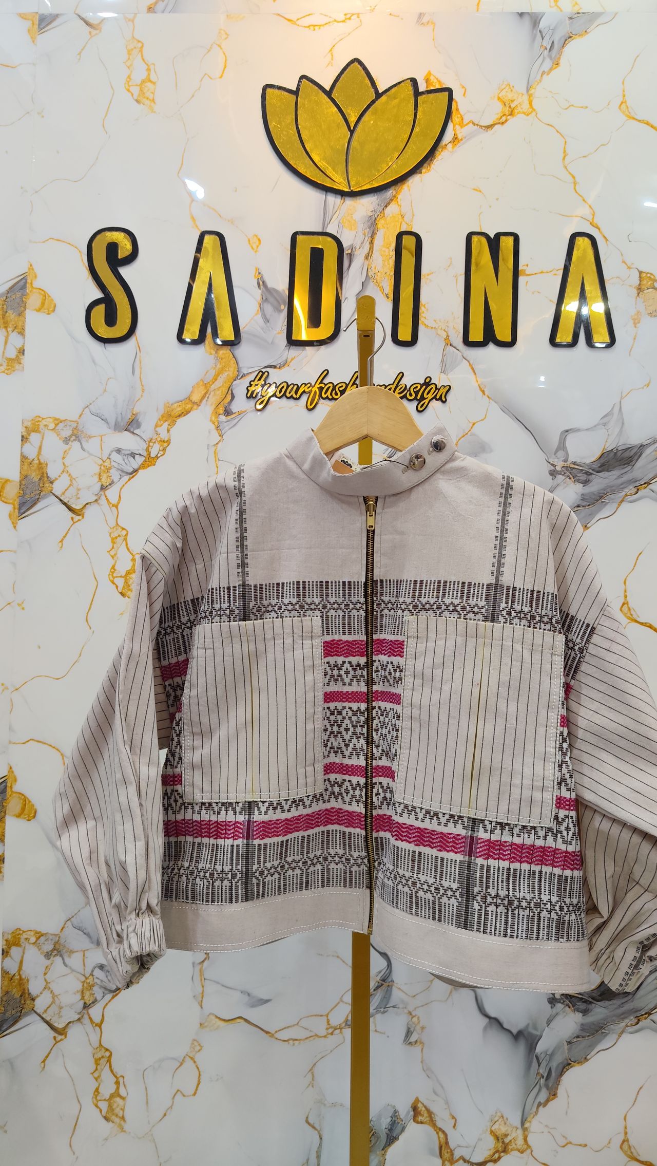 Sadina Ulos Ethnic Zip Jacket