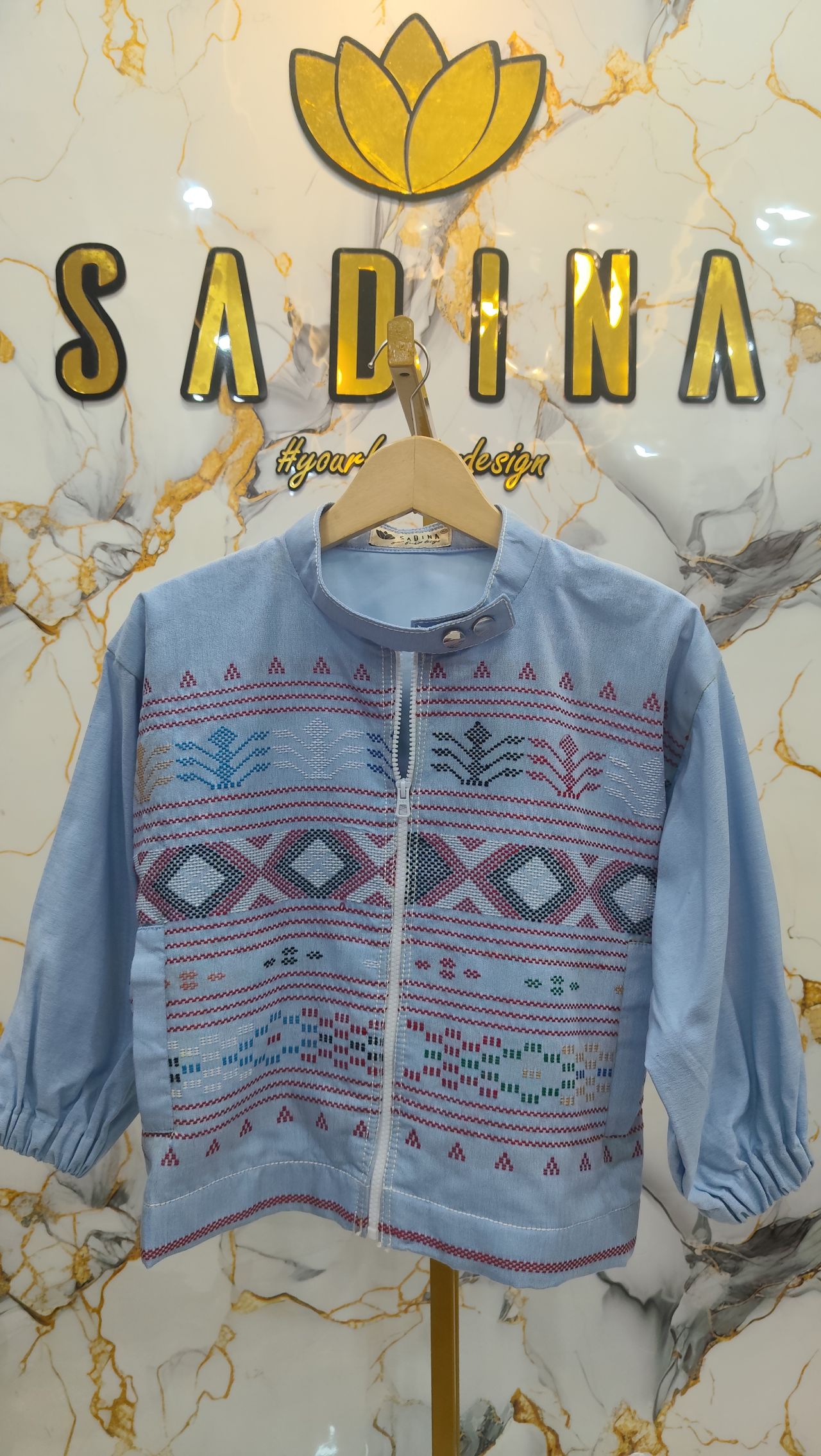 Sadina Ulos Ethnic Zip Jacket